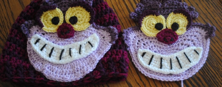 Cheshire Cat Applique- Great for a Hat