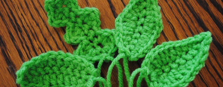 Free Crochet Spring Patterns- Leaves 101