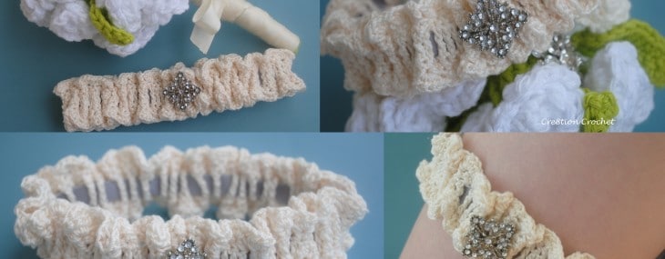 Bridal Garter Free Crochet Pattern