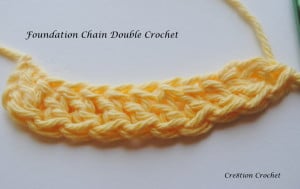 foundation chain double crochet tutorial