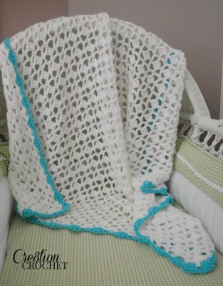 Orazio Blanket free crochet pattern in 10 sizes #cre8tioncrochet