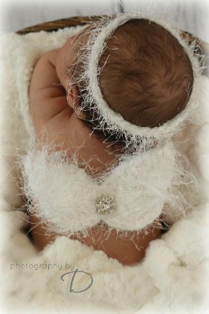 Adorable Crochet Wings and Halo