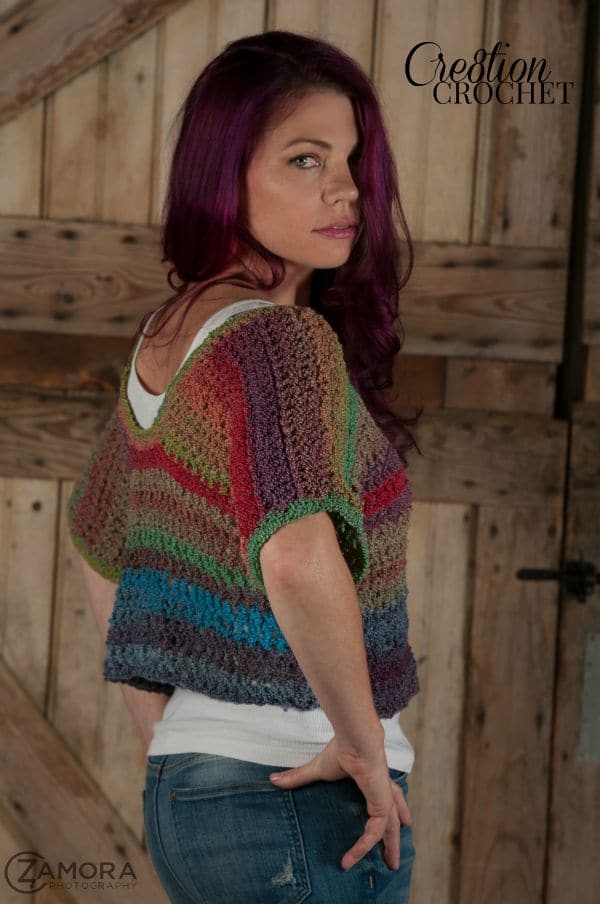 Free Crochet Pattern for the Textures Top.