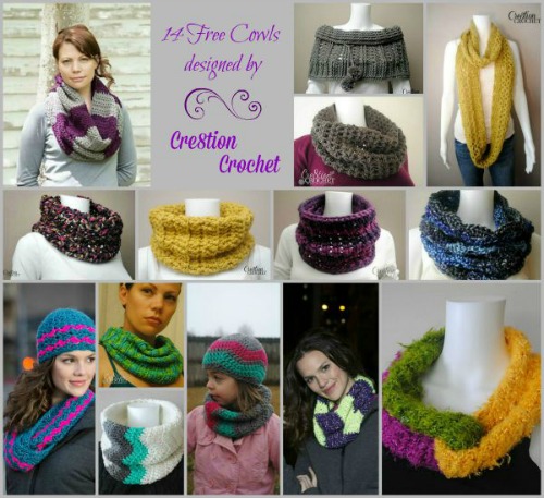 Cre8tion Crochet Cowls Round Up