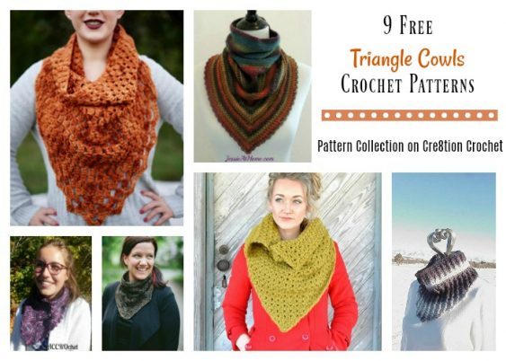 Triangle Cowls Pattern Collection - Cre8tion Crochet