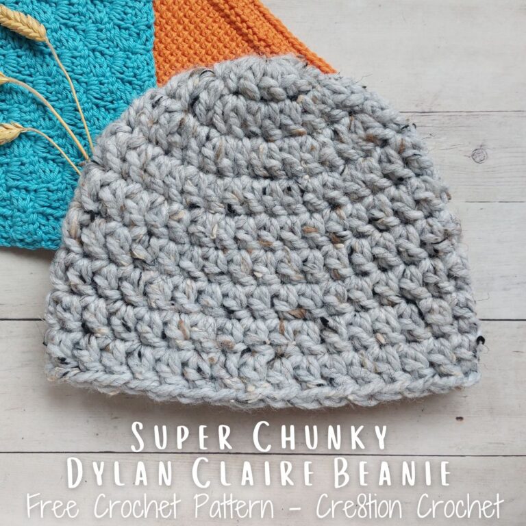 Super Chunky Dylan Claire Beanie - Free Crochet Pattern | Easy Super ...