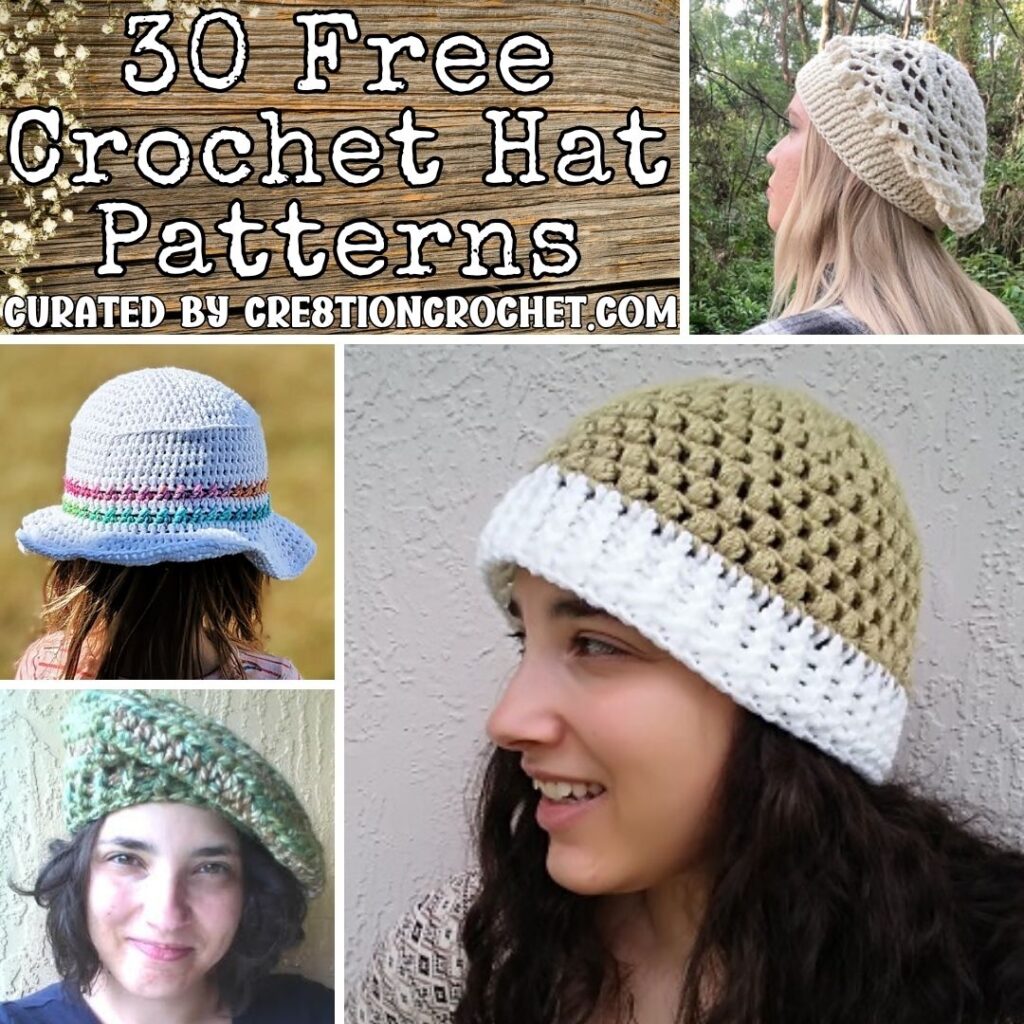 free crochet hat patterns